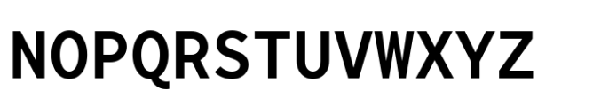TT Norms Pro Mono DemiBold Font UPPERCASE