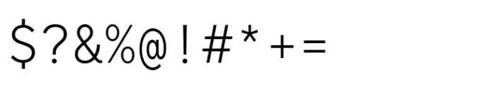 TT Norms Pro Mono Light Font OTHER CHARS