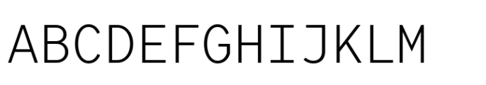 TT Norms Pro Mono Light Font UPPERCASE