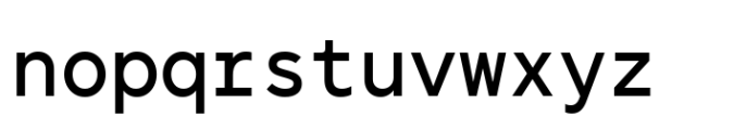 TT Norms Pro Mono Medium Font LOWERCASE
