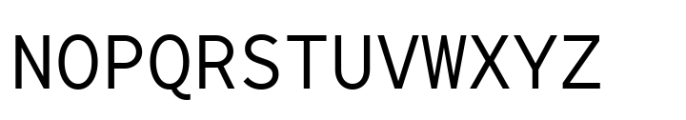 TT Norms Pro Mono Regular Font UPPERCASE