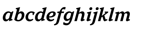 TT Norms Pro Serif DemiBold Italic Font LOWERCASE