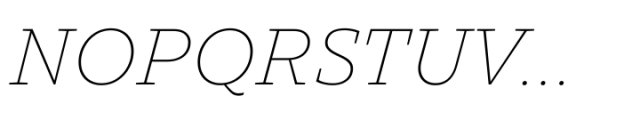 TT Norms Pro Serif ExtraLight Italic Font UPPERCASE