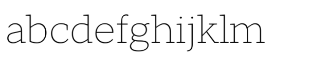 TT Norms Pro Serif ExtraLight Font LOWERCASE