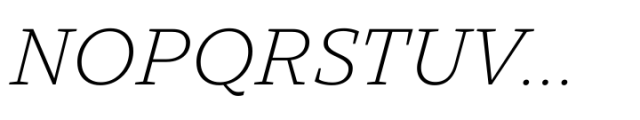 TT Norms Pro Serif Light Italic Font UPPERCASE