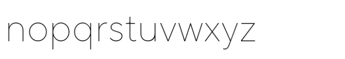 TT Norms Pro Thin Font LOWERCASE