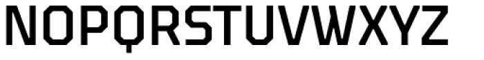 TT Octosquares Condensed Medium Font UPPERCASE