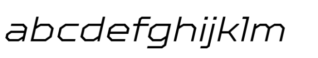 TT Octosquares Expanded ExtraLight Italic FONT