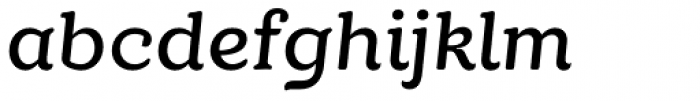 TT Phobos Demi Bold Italic Font LOWERCASE