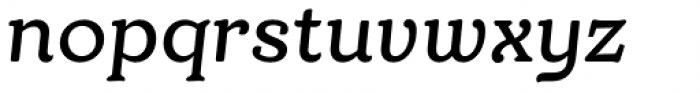 TT Phobos Demi Bold Italic Font LOWERCASE