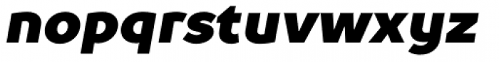 TT Prosto Sans Black Italic Font LOWERCASE