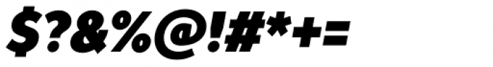 TT Prosto Sans Condensed Black Italic Font OTHER CHARS