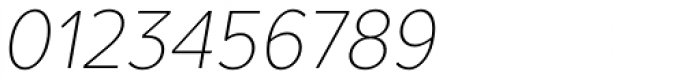 TT Prosto Sans Condensed Thin Italic Font OTHER CHARS