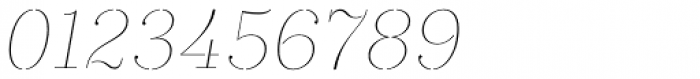 TT Pubs Stencil Thin Italic Font OTHER CHARS