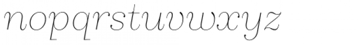 TT Pubs Thin Italic Font LOWERCASE