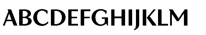TT Quaris Demi Bold Font UPPERCASE