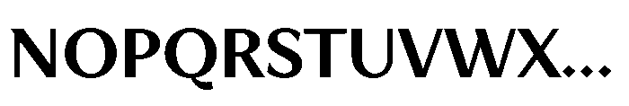 TT Quaris Demi Bold Font UPPERCASE