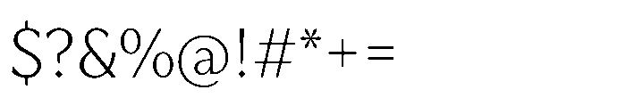 TT Quaris Extra Light Font OTHER CHARS