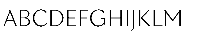 TT Quaris Extra Light Font UPPERCASE