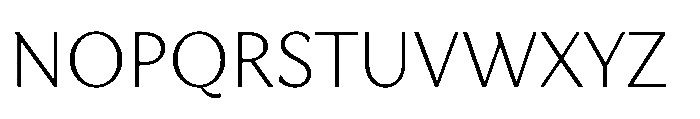 TT Quaris Extra Light Font UPPERCASE
