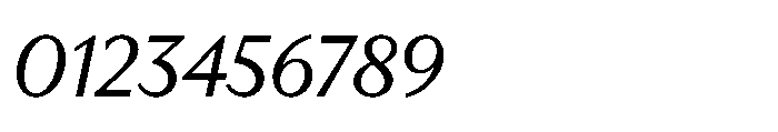 TT Quaris Italic Font OTHER CHARS