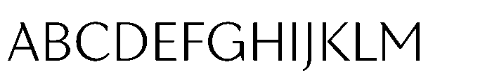 TT Quaris Light Font UPPERCASE