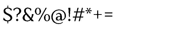 TT Quaris Regular Font OTHER CHARS