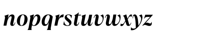 TT Ramillas Bold Italic Font LOWERCASE