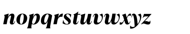 TT Ramillas ExtraBold Italic Font LOWERCASE