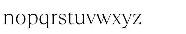 TT Ramillas ExtraLight Font LOWERCASE