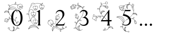 TT Ramillas Initials Light Font OTHER CHARS