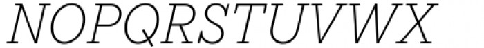 TT Rationalist ExtraLight Italic Font UPPERCASE