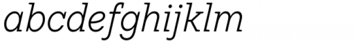 TT Rationalist Light Italic Font LOWERCASE