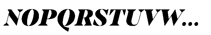 TT Regins Display Black Italic Font UPPERCASE