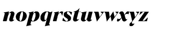 TT Regins Display Black Italic Font LOWERCASE