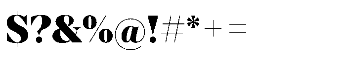 TT Regins Display Black Font OTHER CHARS