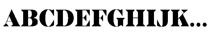 TT Regins Display Black Font UPPERCASE