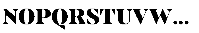 TT Regins Display Black Font UPPERCASE