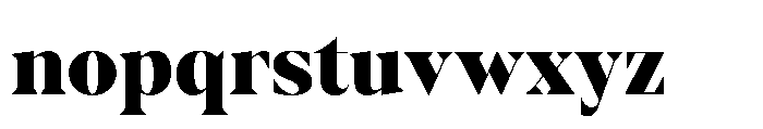 TT Regins Display Black Font LOWERCASE