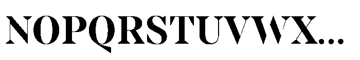 TT Regins Display Bold Font UPPERCASE