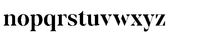 TT Regins Display Bold Font LOWERCASE