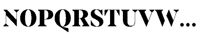 TT Regins Display ExtraBold Font UPPERCASE