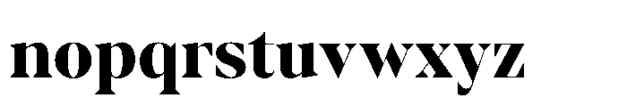 TT Regins Display ExtraBold Font LOWERCASE