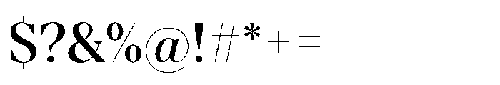 TT Regins Display Medium Font OTHER CHARS