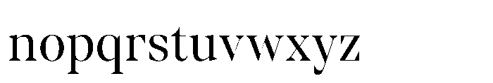 TT Regins Display Regular Font LOWERCASE