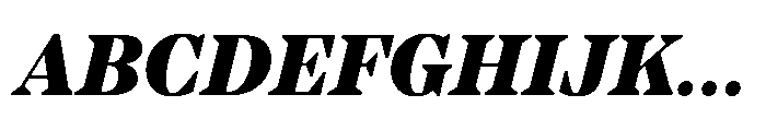 TT Regins Subhead Black Italic Font UPPERCASE