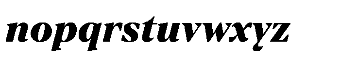 TT Regins Subhead Black Italic Font LOWERCASE