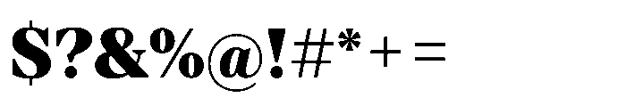 TT Regins Subhead Black Font OTHER CHARS