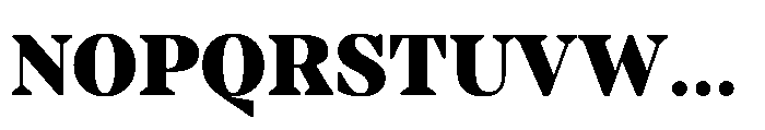 TT Regins Subhead Black Font UPPERCASE