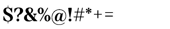 TT Regins Subhead Bold Font OTHER CHARS